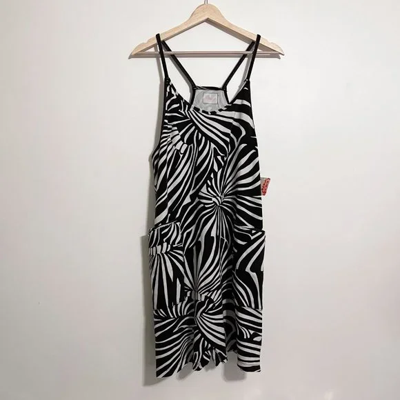 NWT Free People Movement Printed Hot Shot Romper in Zebra - Picture 4 of 11
